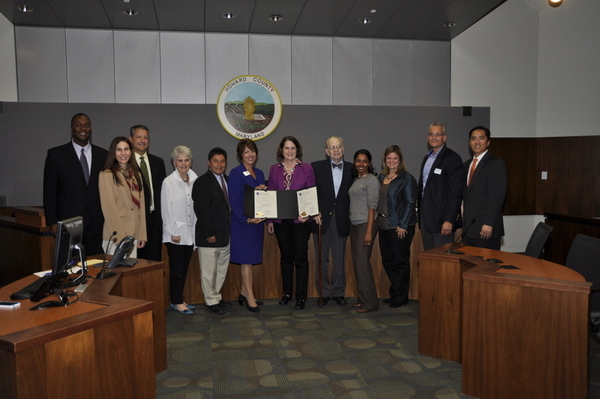 Howard County Council Presents Conexiones with Proclamation Celebrating Hispanic Heritage Month
